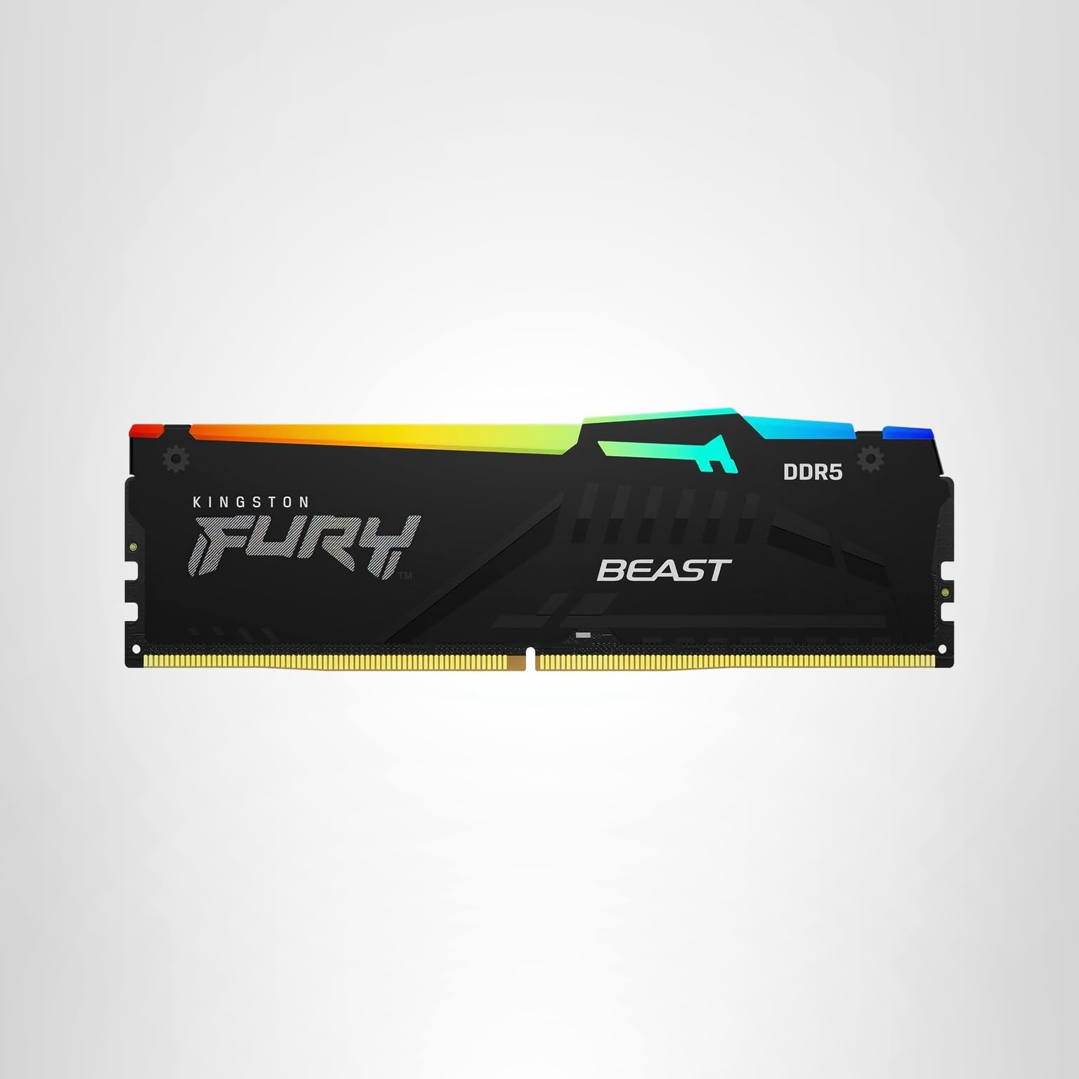 Kingston Fury Beast Black RGB DDR5, Memoria Gamer, Capacidad: 64GB