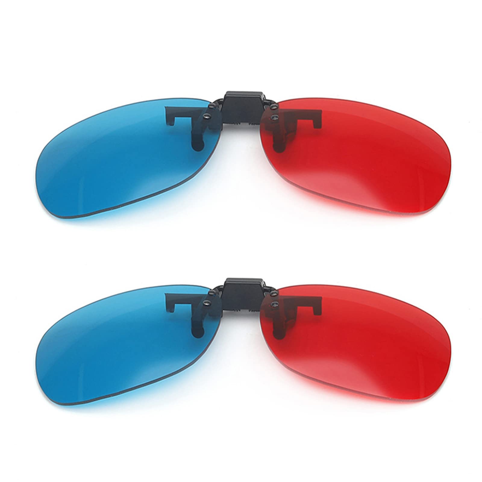 Amazon.co.jp: 3Dメガネ クリップ 赤青メガネ 2点セット 飛び出して