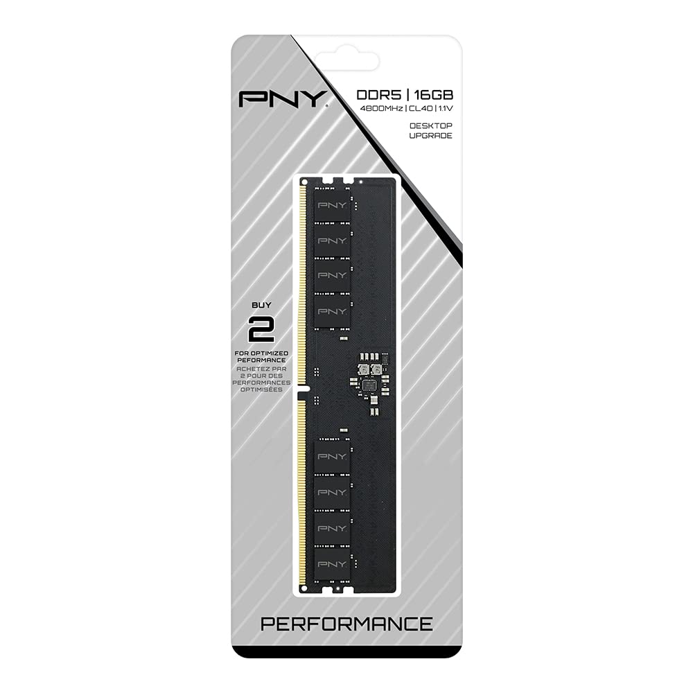 PNY Performance 16GB DDR5 4800MHz (PC5-38400) CL40 1.1V Desktop