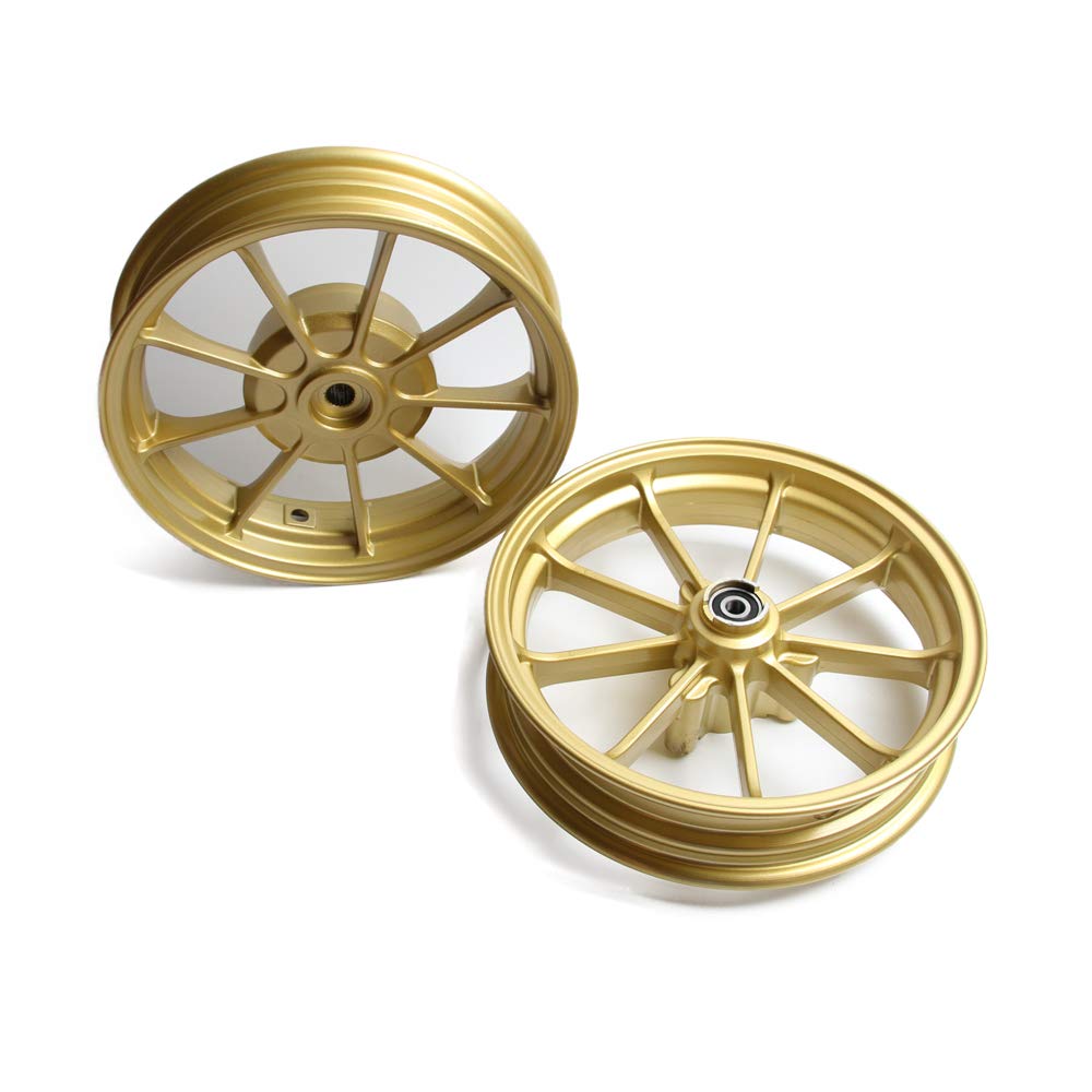 Amazon.co.jp: 10インチのホイールの輪辋に適用 前後2個一対 ディスク