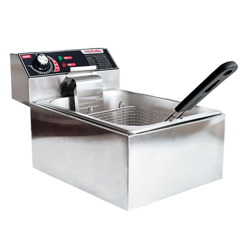 Amazon.co.jp: KALELAISU 電気フライヤー 卓上フライヤー 6L大容量 0