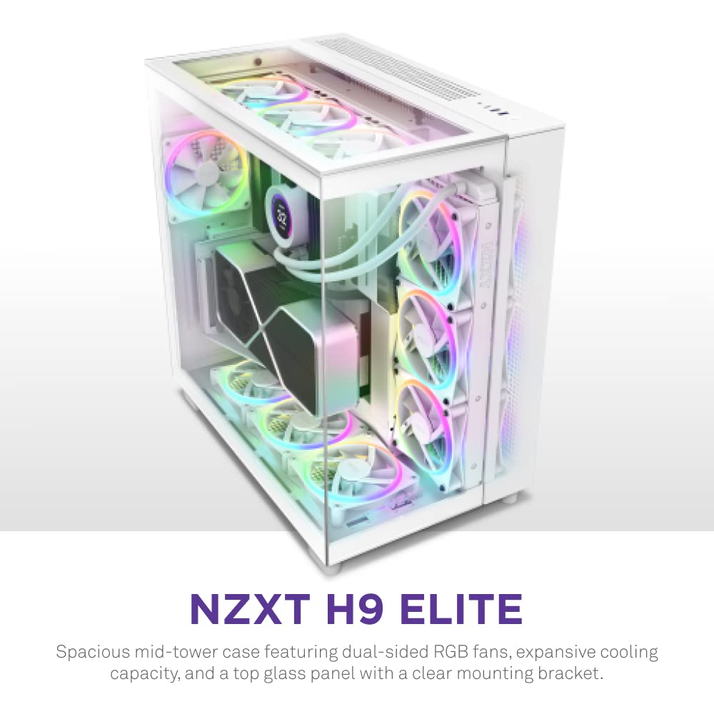 Amazon | 【セット買い】NZXT H9 Elite 2層構造 ミドルタワー PCケース