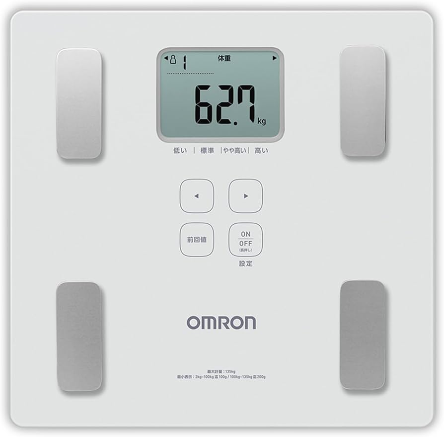 Amazon | オムロン 体重 体組成計 カラダスキャン ホワイト KRD-203-W