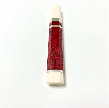 Amazon | 朱雀 スタビライズドウッド 人工象牙 三段銀巻 ふぐ引300