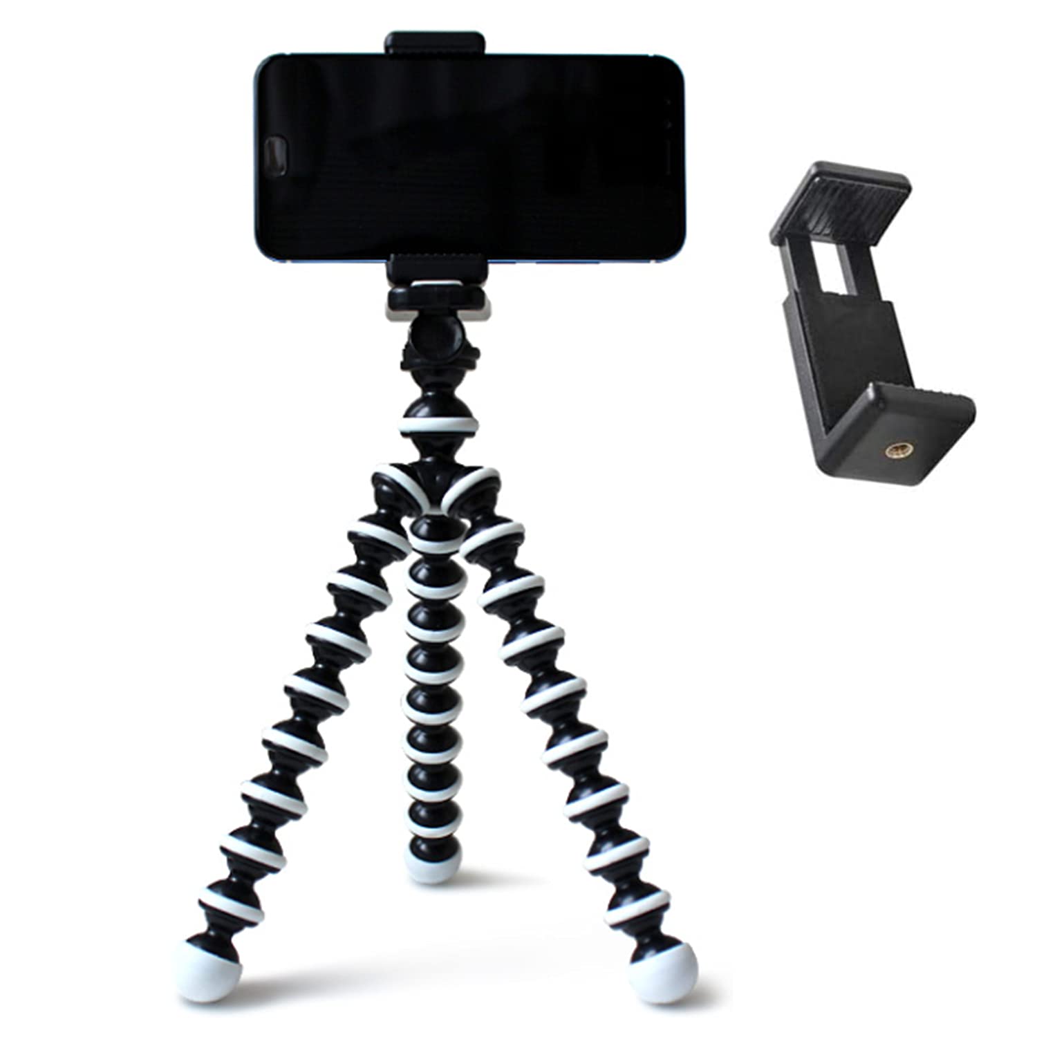 Amazon | Weuiean スマホスタンド スマホ三脚 フレキシブル三脚 ゴリラ