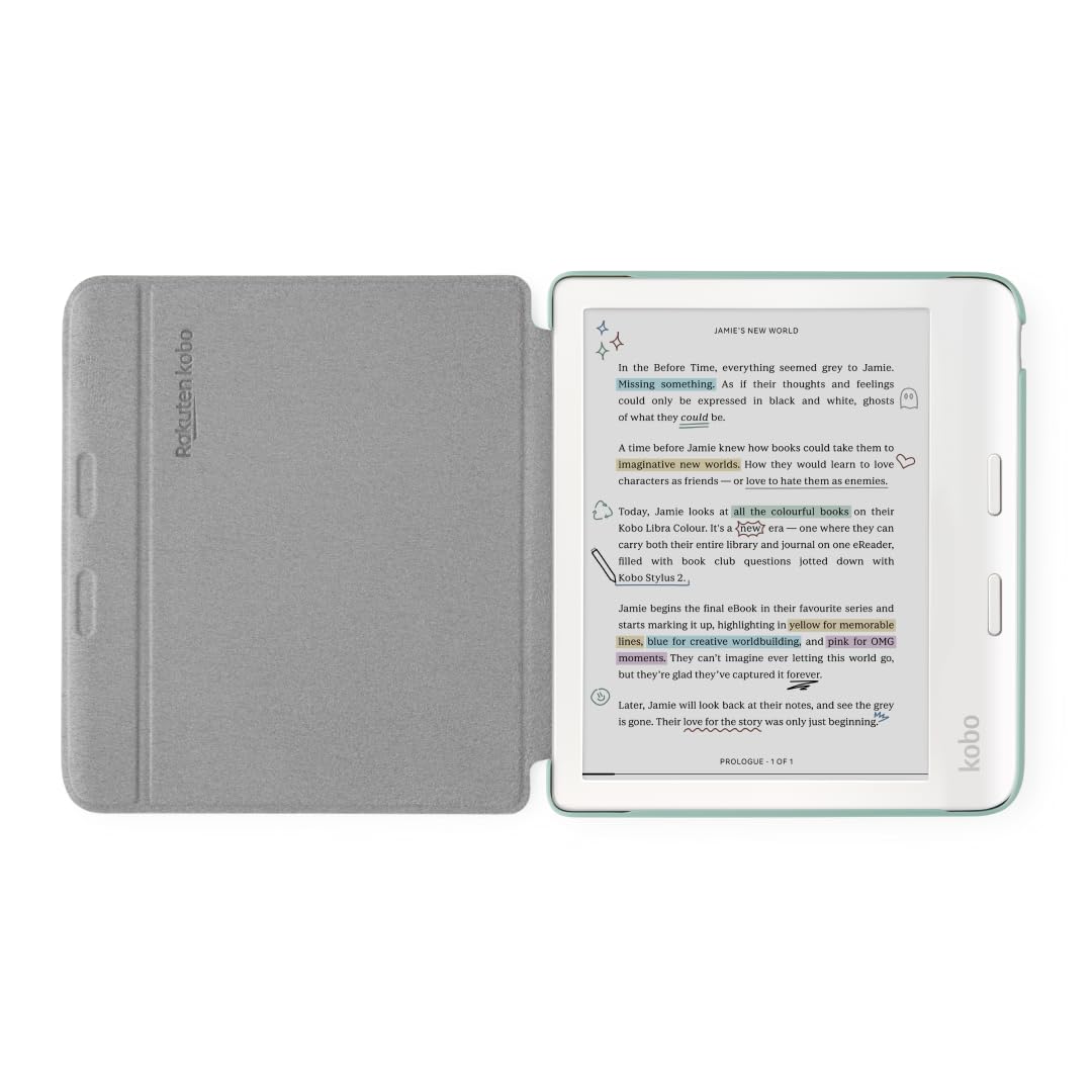 Amazon.com: Kobo Libra Colour SleepCover Case | Garden Green Basic