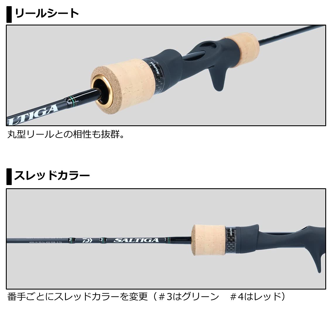 Amazon.co.jp: Daiwa Rod 21 Saltiga SJ AGS TG 55B-3 : Sports & Outdoors