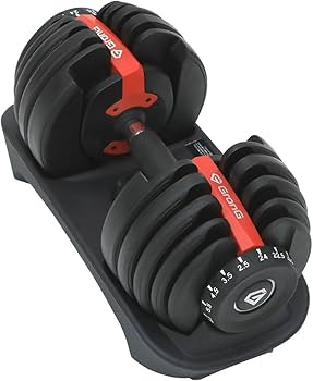 Amazon | グロング ダンベル 可変式 24kg 可変式ダンベル 15段階 簡単