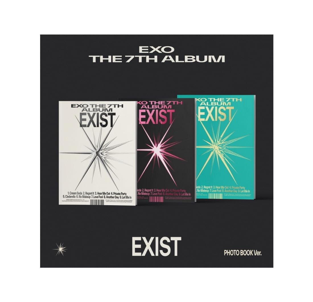 Amazon.com: EXO - EXIST [Photo Book Ver.] 7th Album+Folded Poster