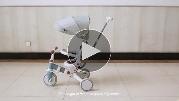 Amazon.co.jp: Chic ZONE 子供用三輪車 7in1 折りたたみ式三輪車 6ヶ月