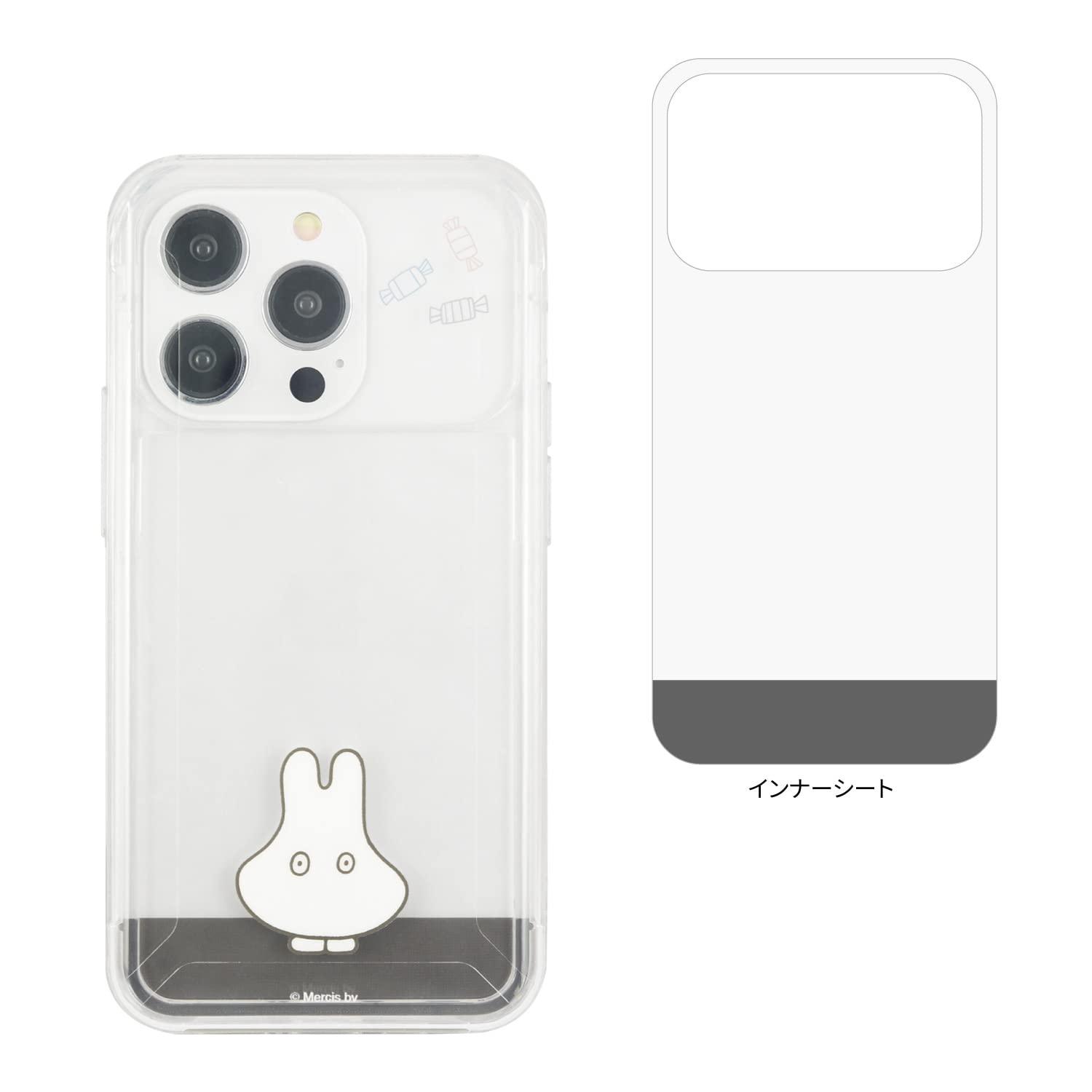 Amazon.com: Gourmandise Miffy Showcase+ Case for iPhone 14/14 Pro