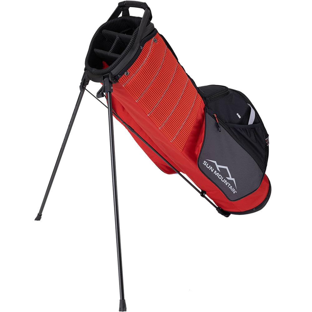Amazon | Sun Mountain 2024 3.5Lsゴルフスタンドバッグ - レッド