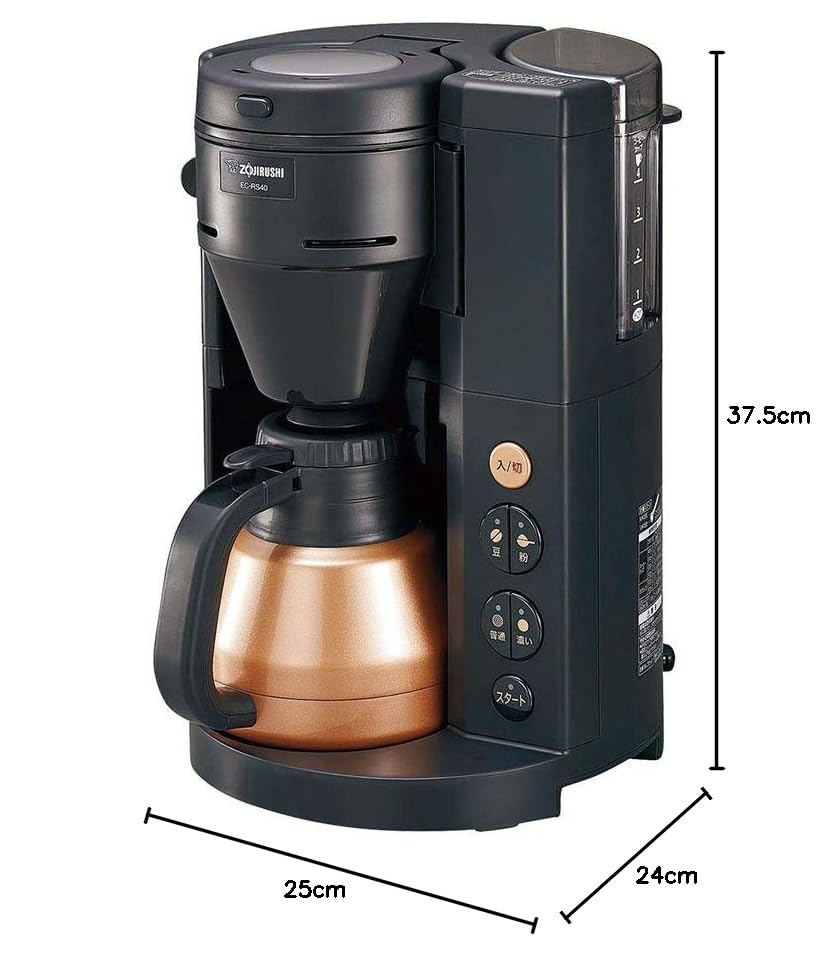 Amazon | 象印 コーヒーメーカー 全自動 540ml/4杯用 珈琲通 ブラック