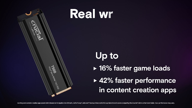 Amazon.com: Crucial T500 PCIe Gen4 NVMe 1TB SSD, Up to 7,300MB/s