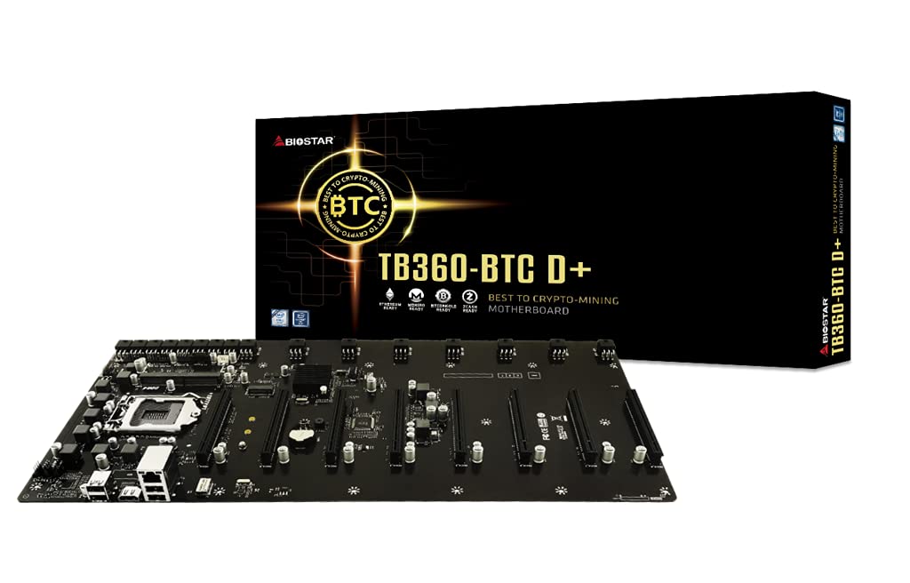 Amazon | BIOSTAR B360チップセット採用 PCIe 8スロット搭載