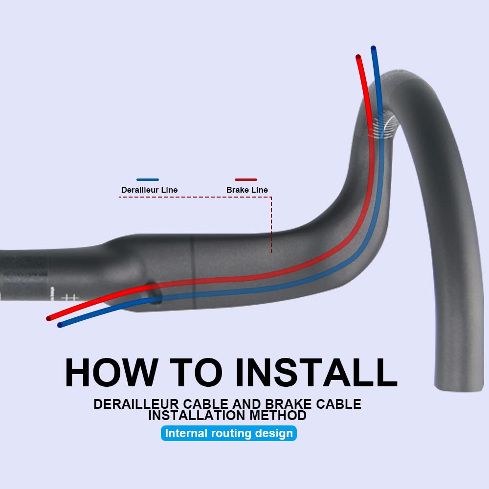 Amazon.co.jp: カーボンエアロハンドルバー31.8エアロドロップハンドル