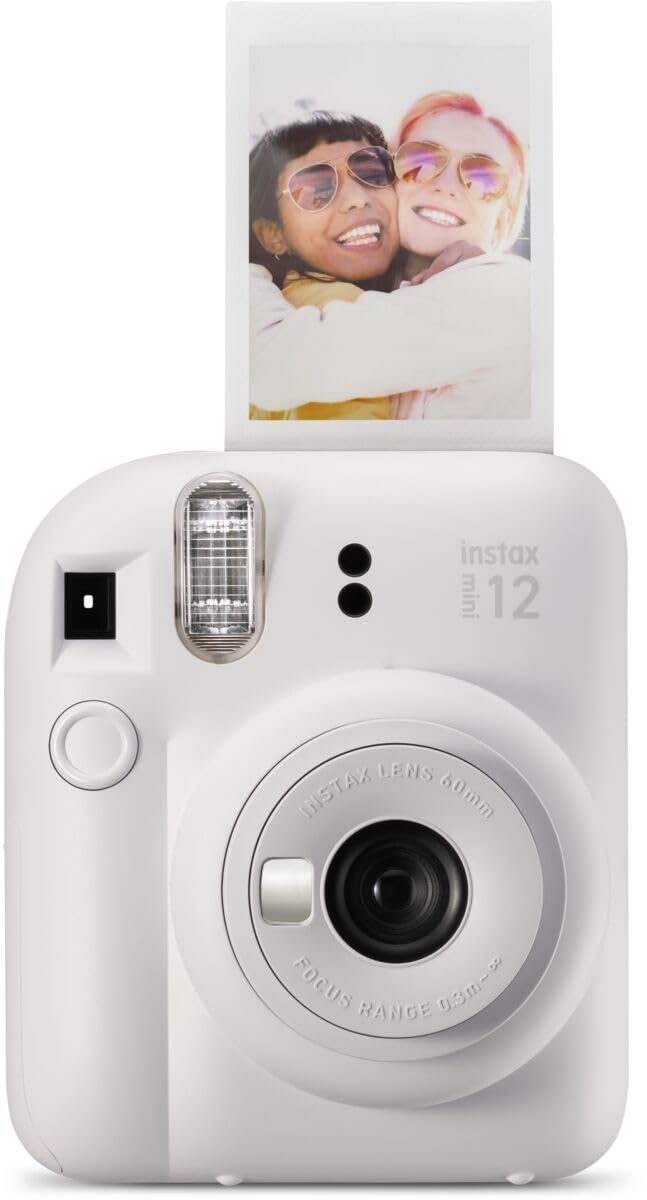 Amazon | 富士フイルム Instax Mini 12 インスタントカメラ - クレイ