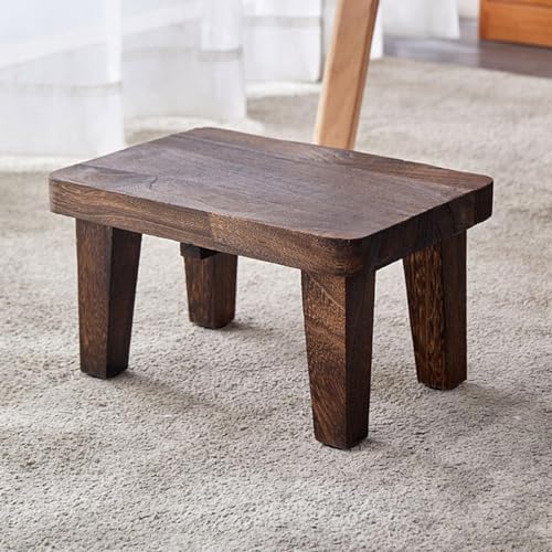 Amazon.co.jp: 椅子 木製 低い スツール 四角 30×20×16cm 子供用