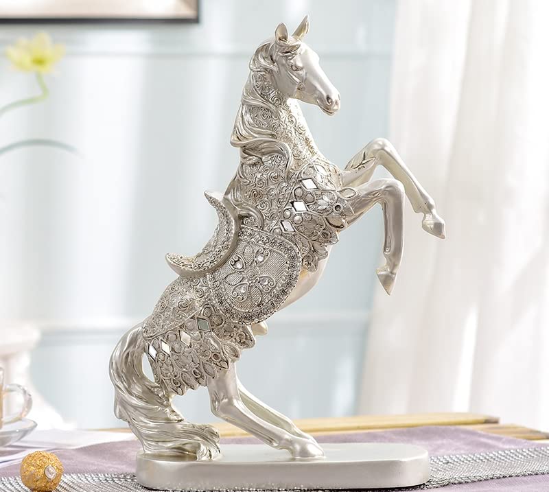 Amazon.co.jp: Handsome man's金運アップ 置物 オブジェ 馬 かっこいい