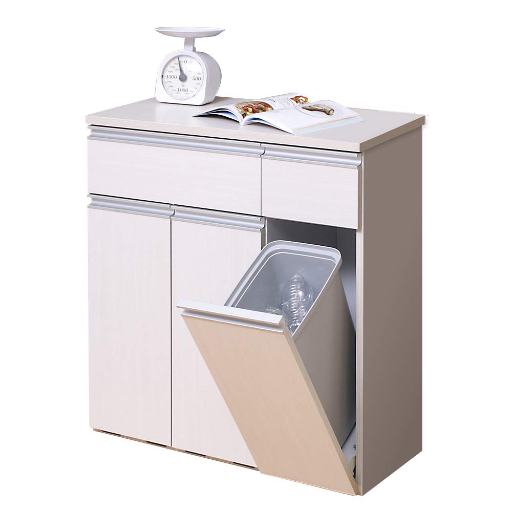 アイリスオーヤマ ペールカウンター 食器棚 蓋つきゴミ箱 キッチン