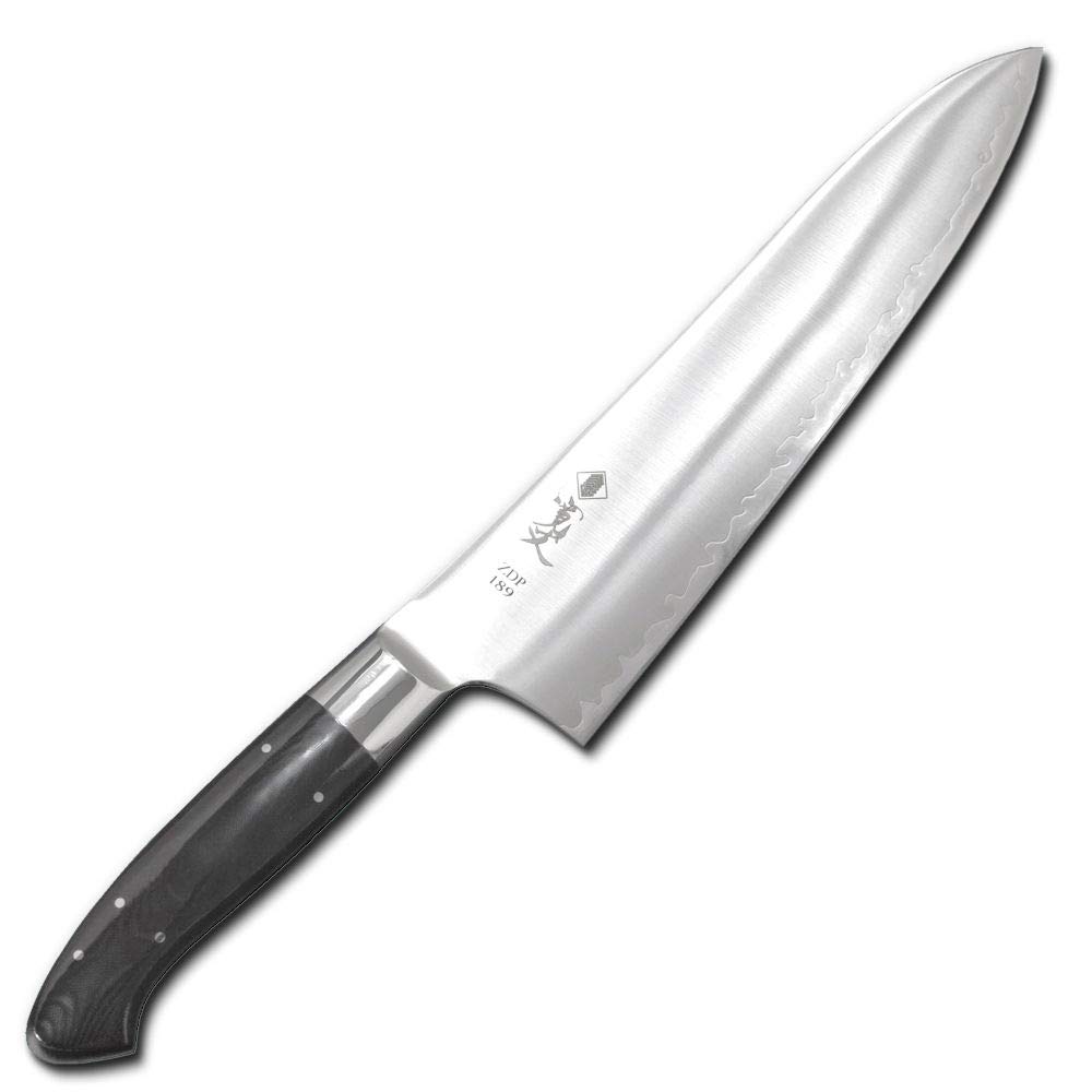 Amazon｜包丁 ZDP189 粉末ステンレス鋼 牛刀 寛丈 マイカルタ 日本製