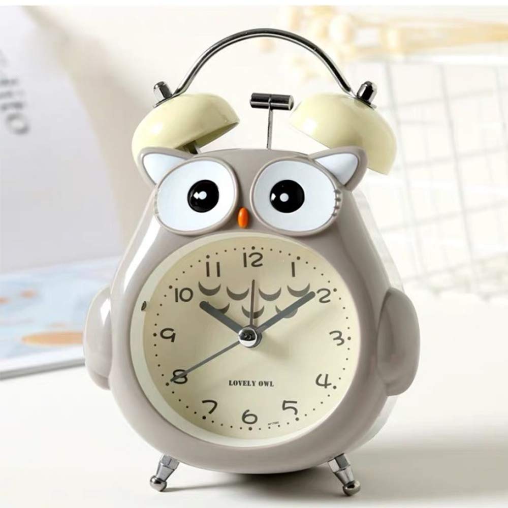 Amazon.co.jp: 目覚まし時計 大音量 連続秒針 ベル 電池式 光 かわいい