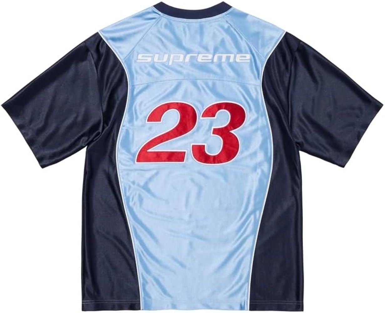 Amazon.com: Jordan Supreme x Men's Warm Up Jersey, 'Light Blue