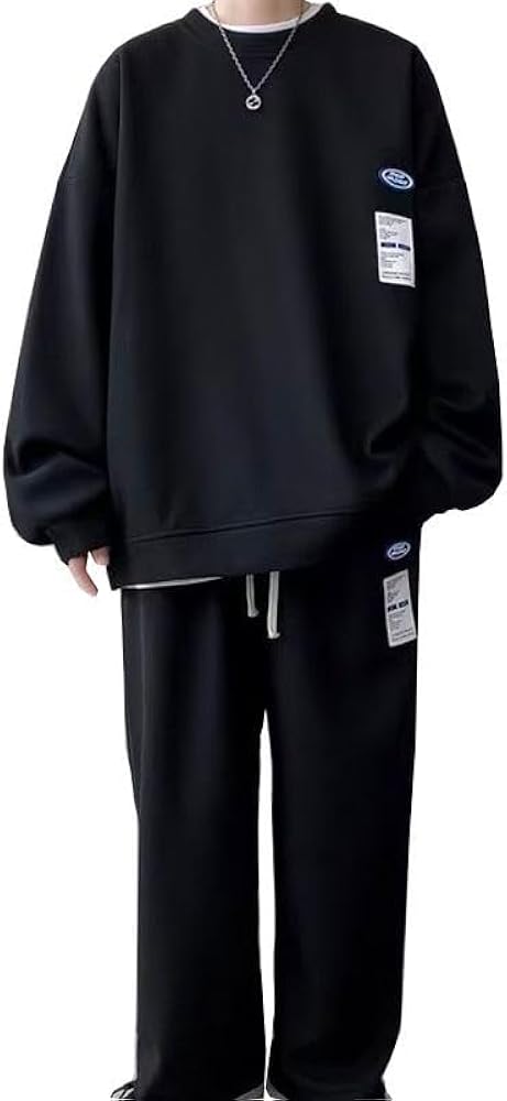 Amazon | FJLTDCP セットアップ メンズ 2点セット スウェット ジャージ
