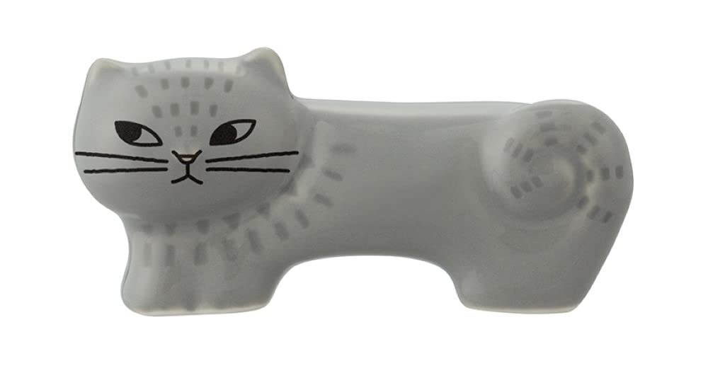 Amazon｜デコレコーポレーション FIKA ネコ箸置き GY サイズ：約W5.5