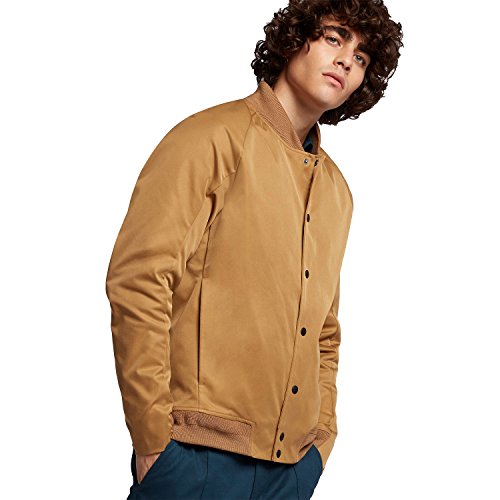 Nike NikeLab Roger Federer US Open Jacket (L, Golden Beige/Armory