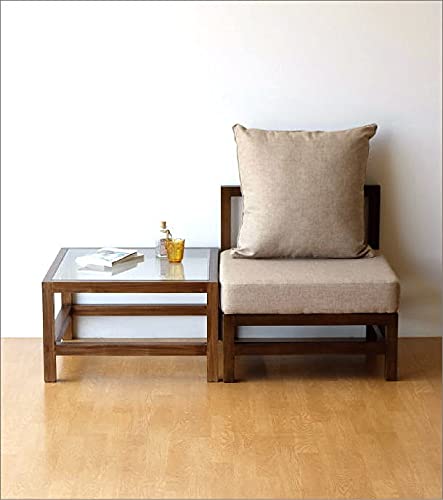 Amazon.co.jp: ローテーブル ガラス おしゃれ 四角 正方形 無垢材