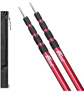 Amazon | FIELDOOR(フィールドア) 伸縮式 アルミテントポール 直径32mm