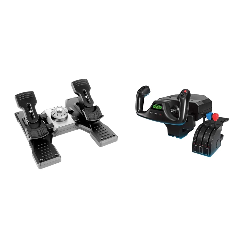 Amazon.com: Logitech G Pro Flight Yoke System + Pro Flight Rudder