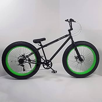 Amazon | 【マットブラック／ライム】【26インチBMX】【前後ディスク