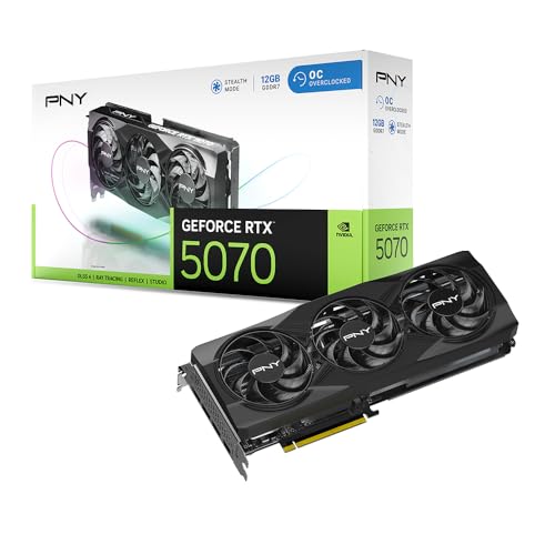 Amazon | PNY GeFORCE RTX 5070 12GB Overclocked TripleFan
