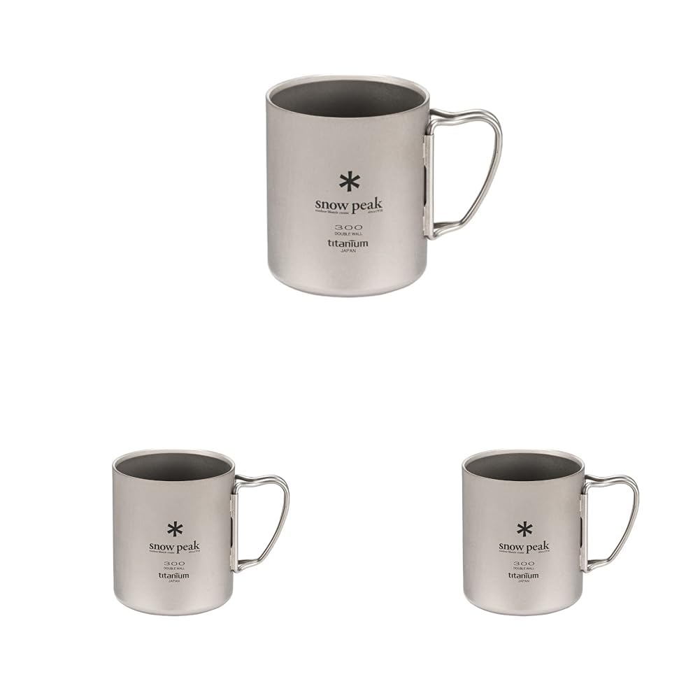 Amazon | Snow Peak(スノーピーク) (snow peak) チタンダブルマグ 300