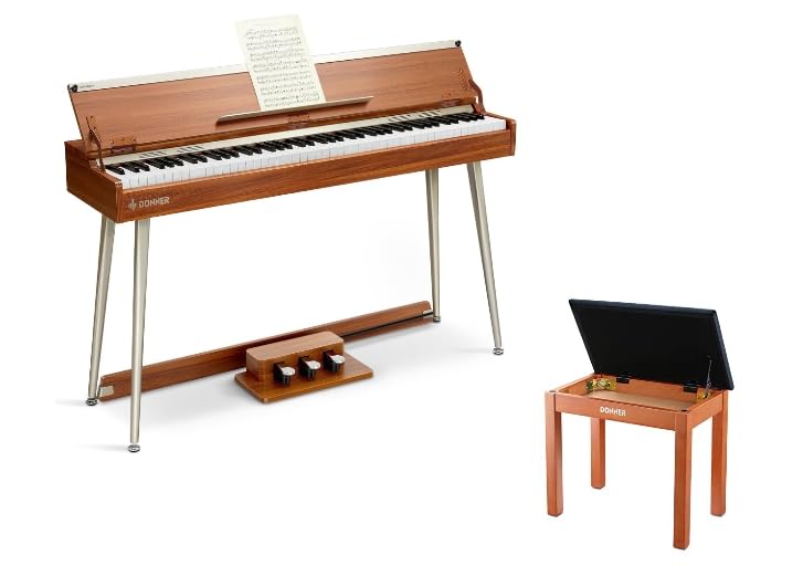 Amazon.com: Donner DDP-80 PLUS Digital Piano+Donner Piano Bench