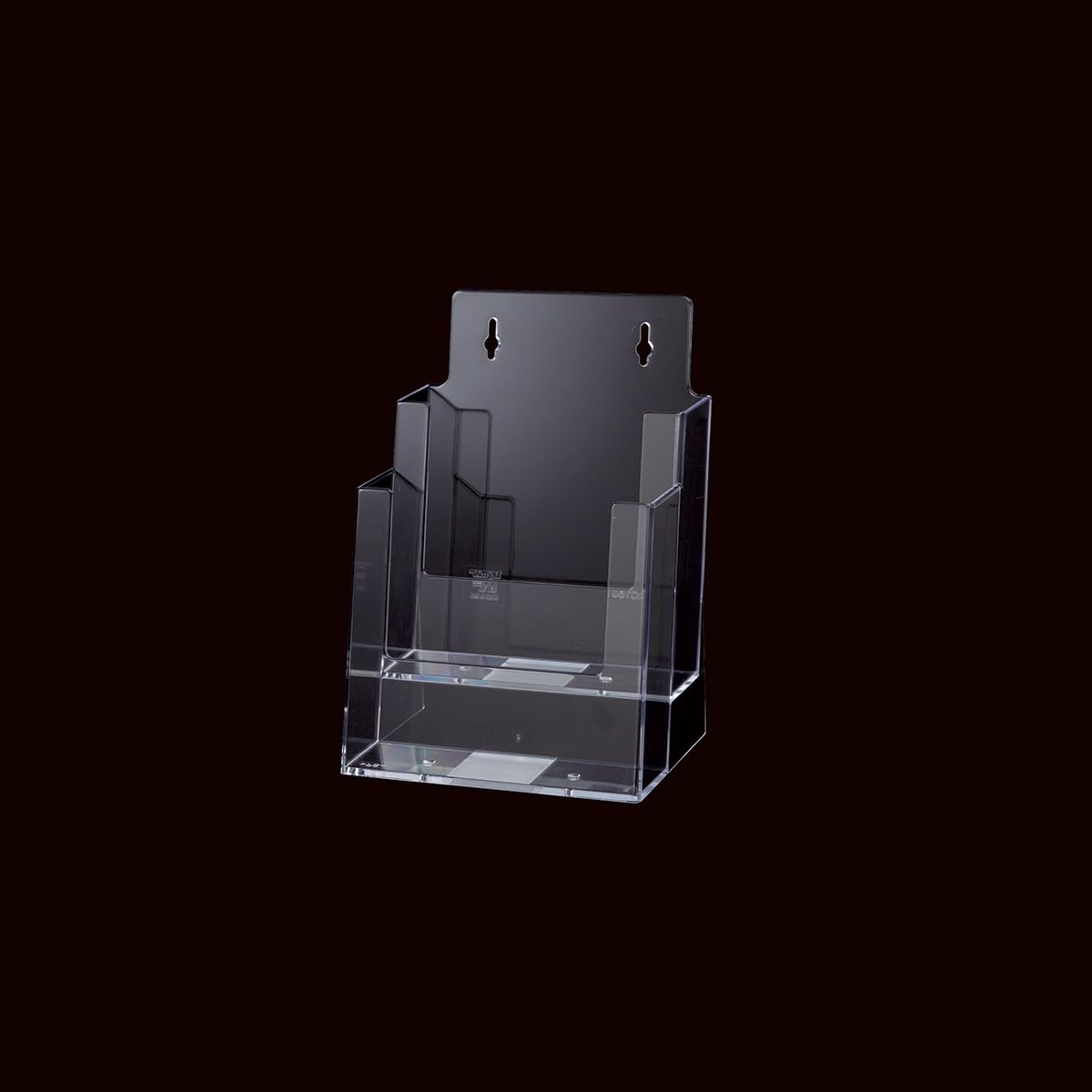 Amazon | 多段式パンフレット立て A5タテ×2段 【 卓上 パンフレット