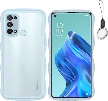 Amazon.co.jp: HILEGENER for OPPO Reno5 A かわいい ケース うねうね