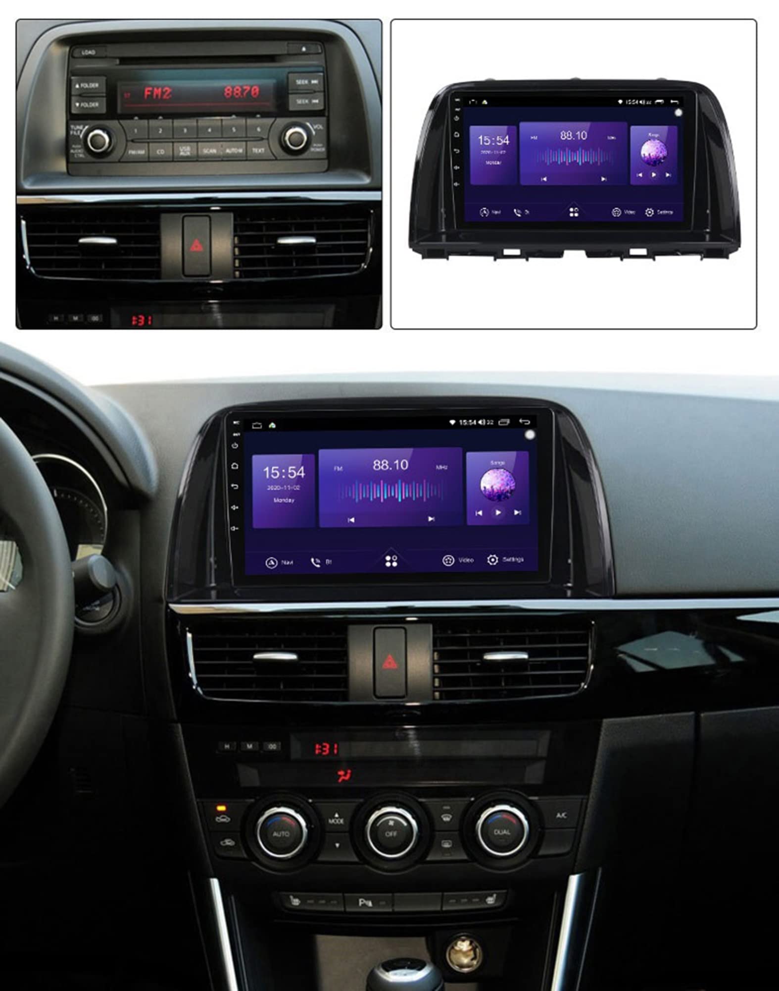 Amazon | Android 11 カーGPSナビゲーションカーステレオ に適用 まz