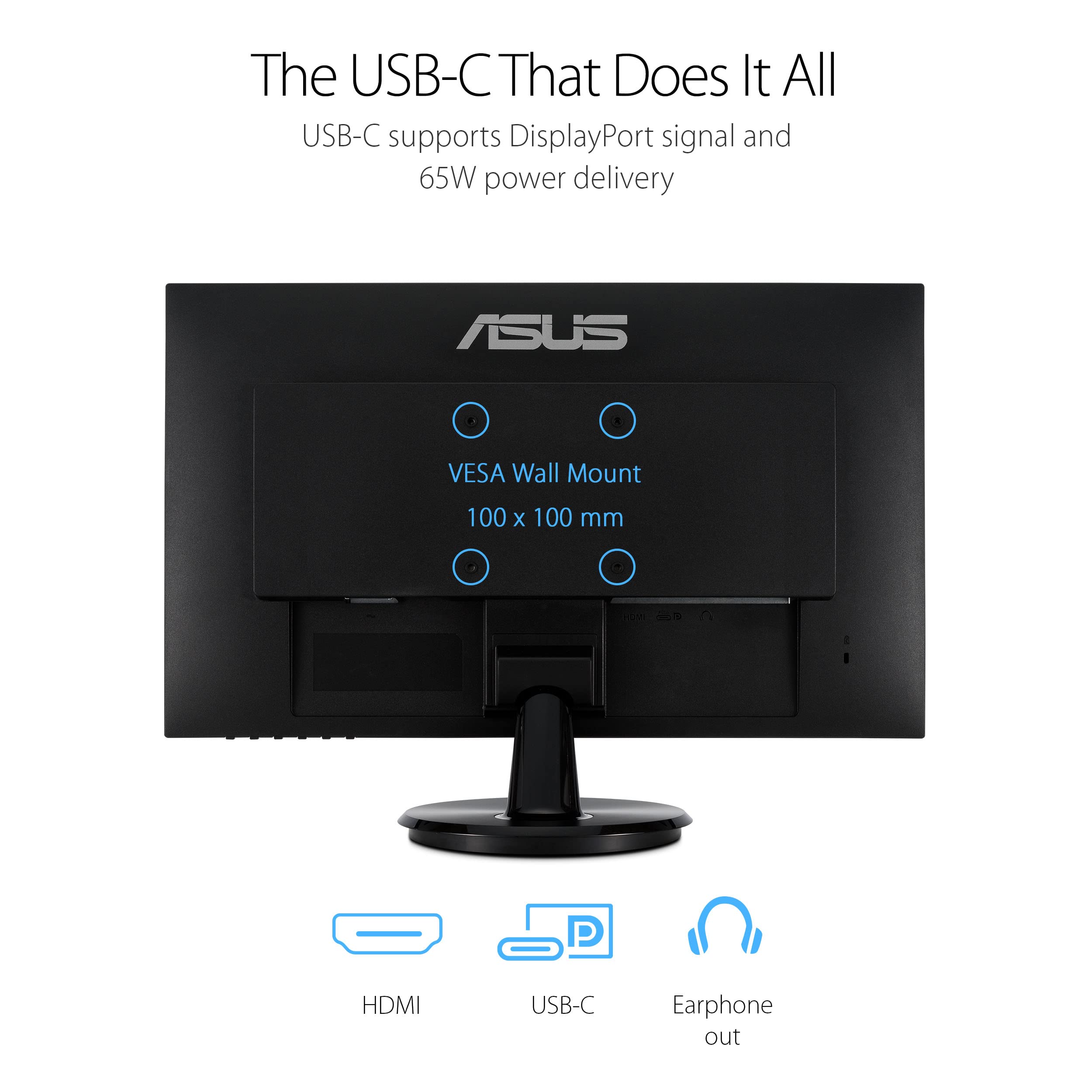 Amazon.com: ASUS 27” 1080P Monitor (VA27DCP) - Full HD, IPS, 75Hz