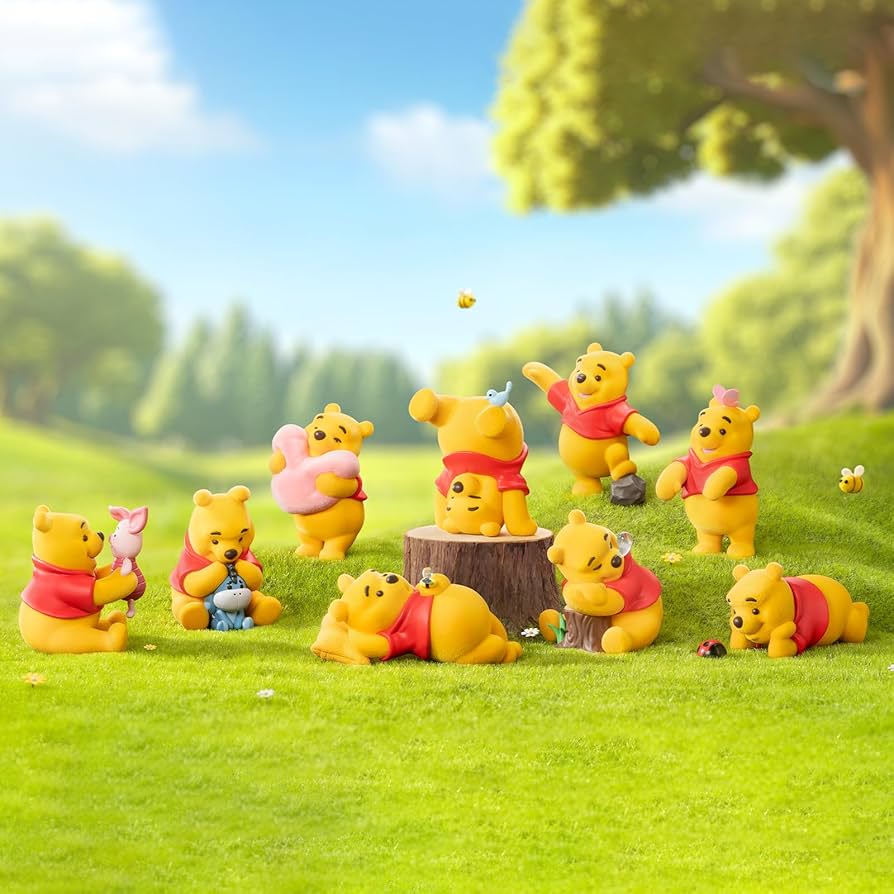 Amazon.co.jp: 52TOYS BLINDBOX Carefree Winnie the Poohシリーズ