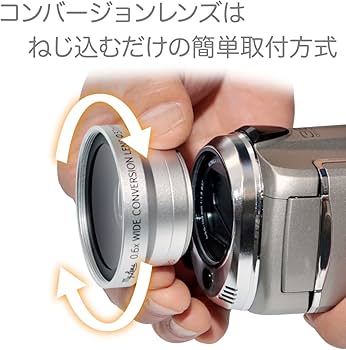 Amazon | My Lens (マイ レンズ) ビデオカメラ用 広角 0.6倍 薄型