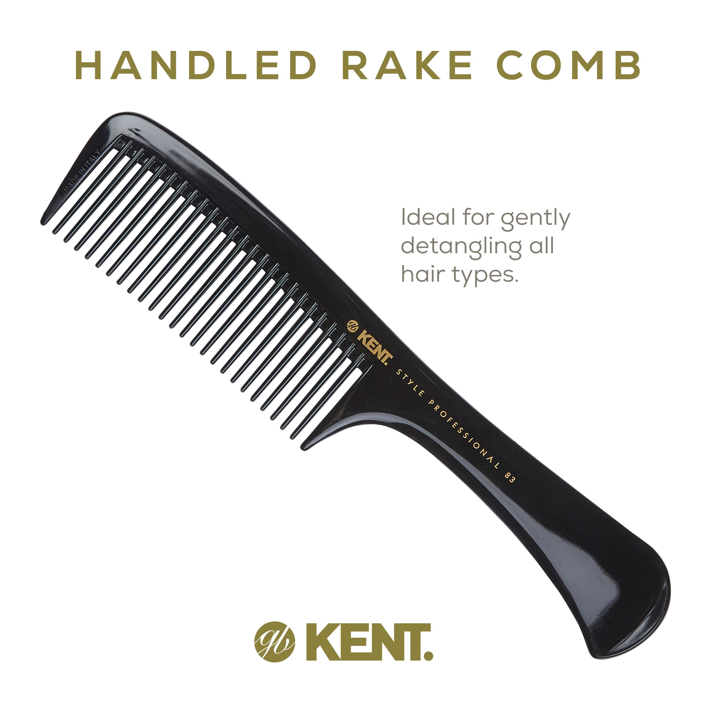 Amazon.com : Kent SPC83 Black Salon-Style Barber Comb and Dressing
