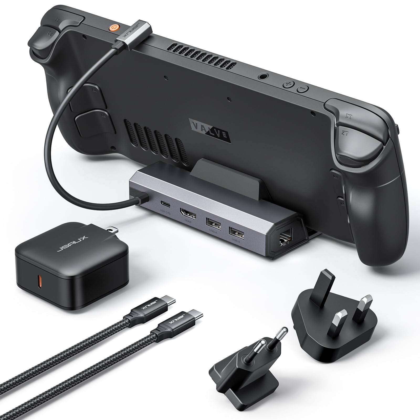 Amazon.com: JSAUX 4K@120Hz Docking Station and 65W Charger