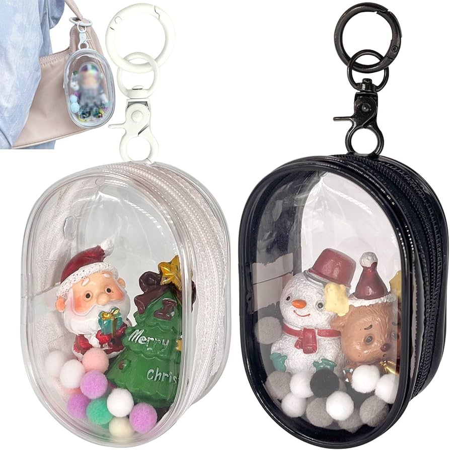Amazon.co.jp: キーチェーン付き透明フィギュアディスプレイバッグ