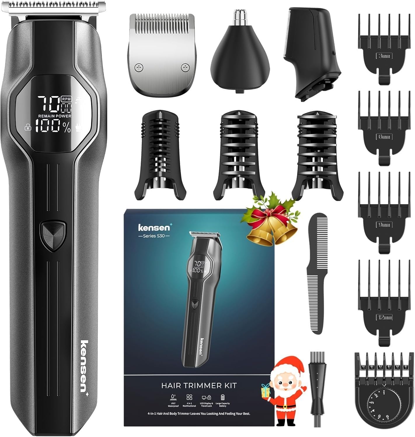 Amazon.com: Beard Trimmer for Men - 14 Piece Professional Mens