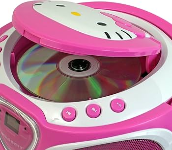 Amazon.co.jp: Hello Kitty CD Boombox with AM/FM Radio and LED