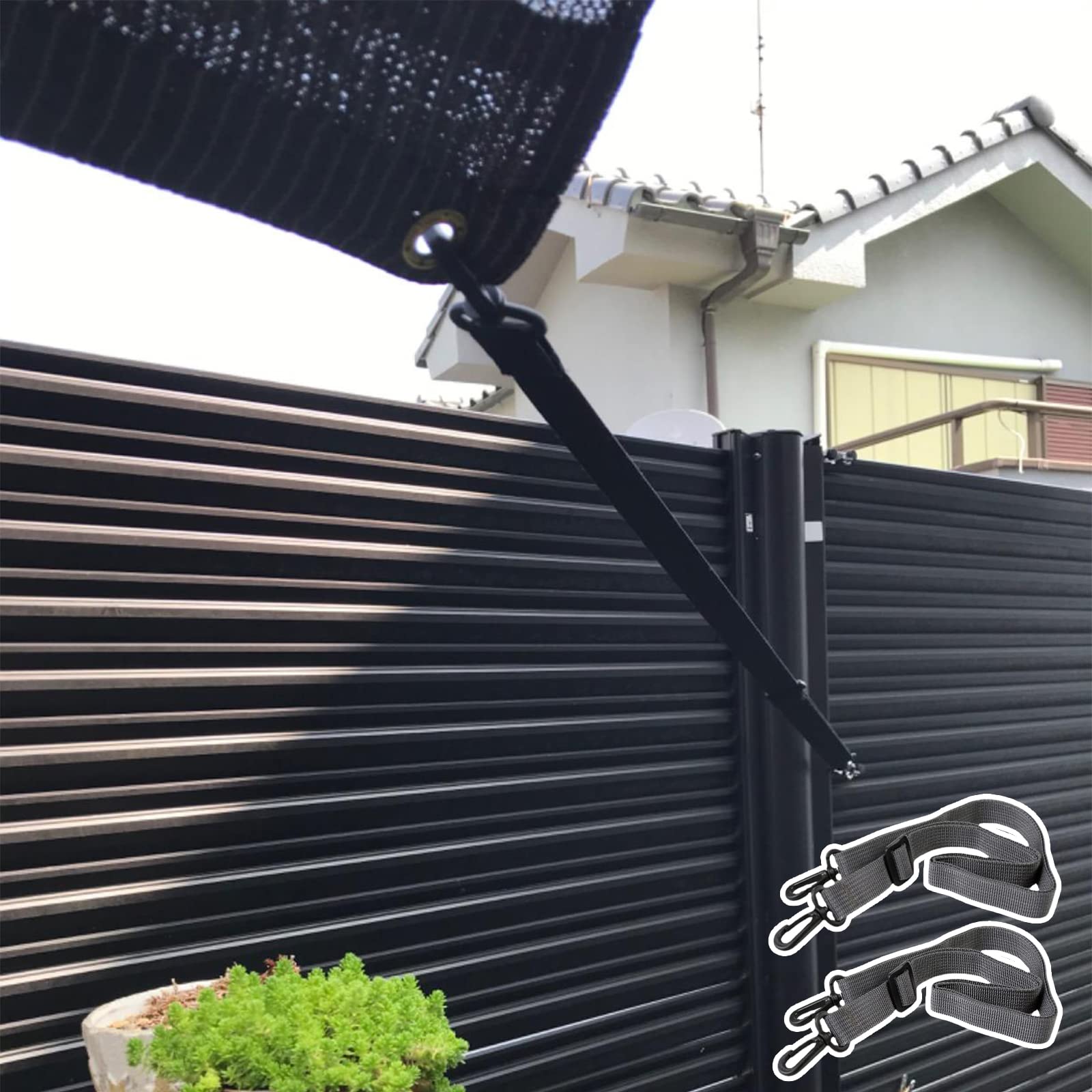 Amazon.co.jp: オーニング用ゆれ止めフック吸収 2個入り すだれ 屋外