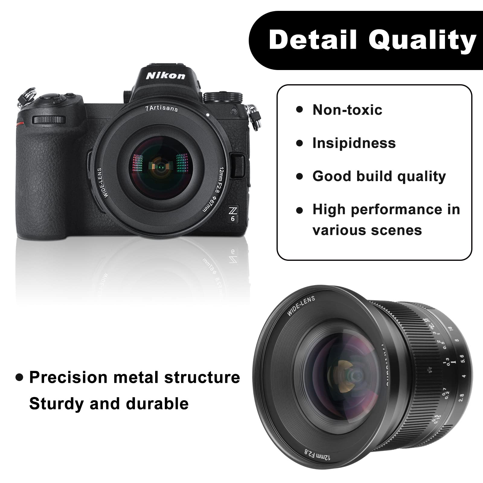 Amazon | 7Artisans 12mm F2.8 MarkⅡ 超広角APS-Cマニュアル